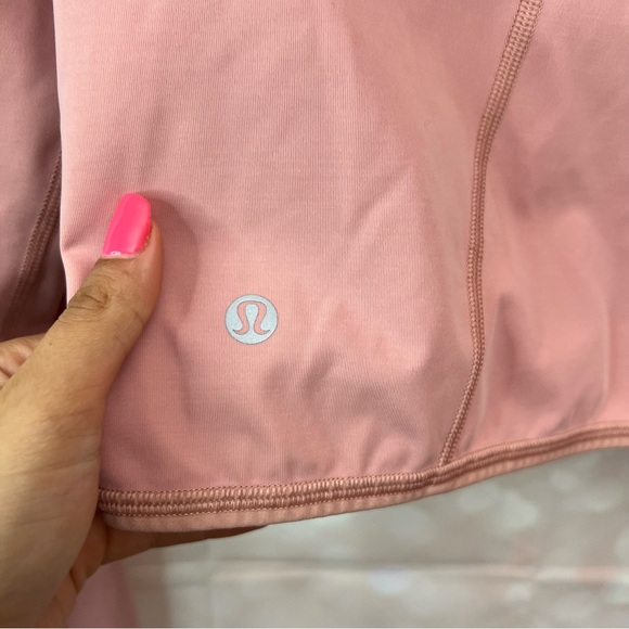 Lululemon Break a Trail 1/2 Zip Hoodie in Pink Pastel - Picture 5 of 14